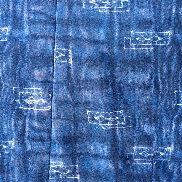 Blue 90s Style Mid Length Dress - Picture 6 of 6